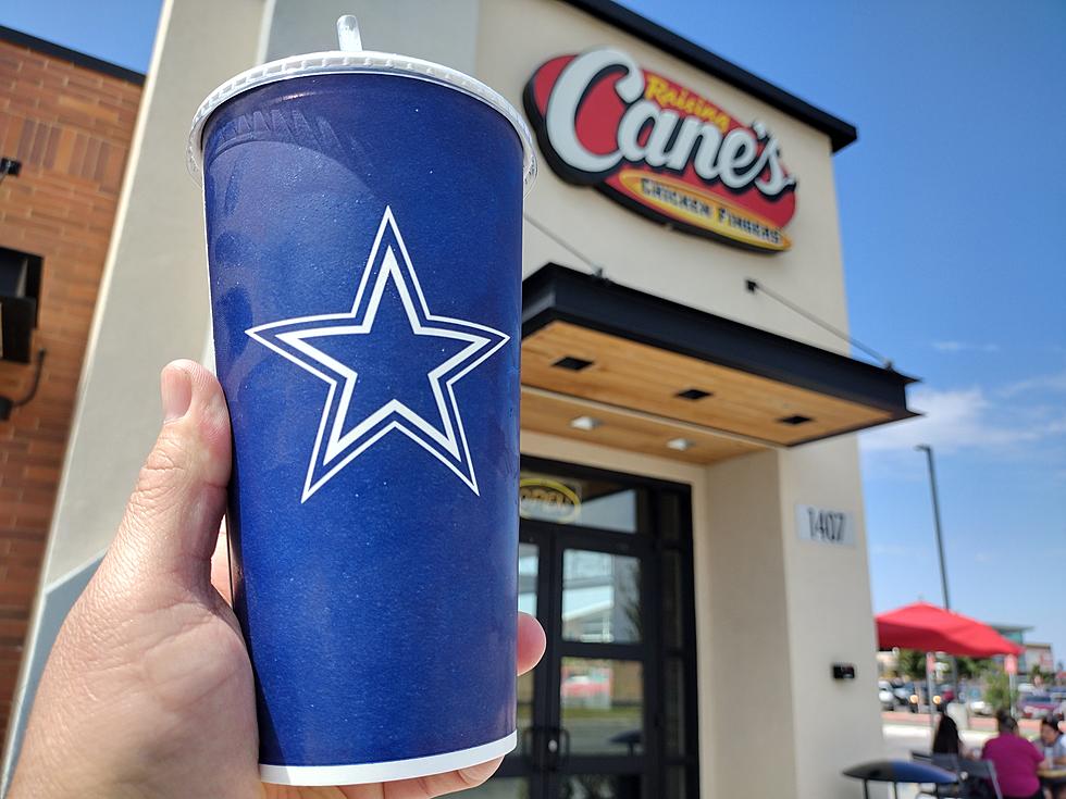 Cowboys Fans… Check Out The Dallas Swag At Raising Cane’s In Midland