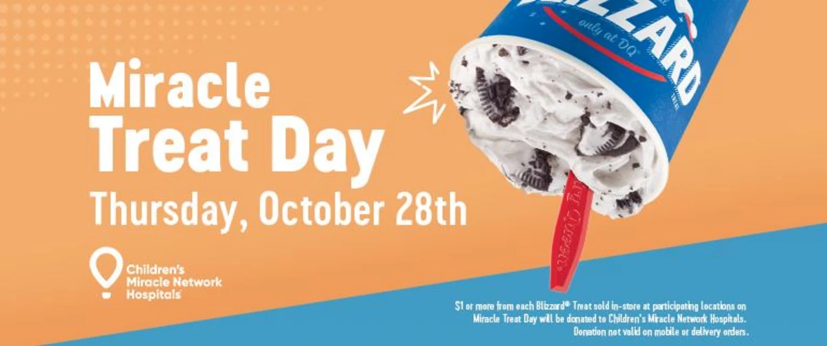 Grab A Dairy Queen Blizzard Today And Help CMN Today Here In The
