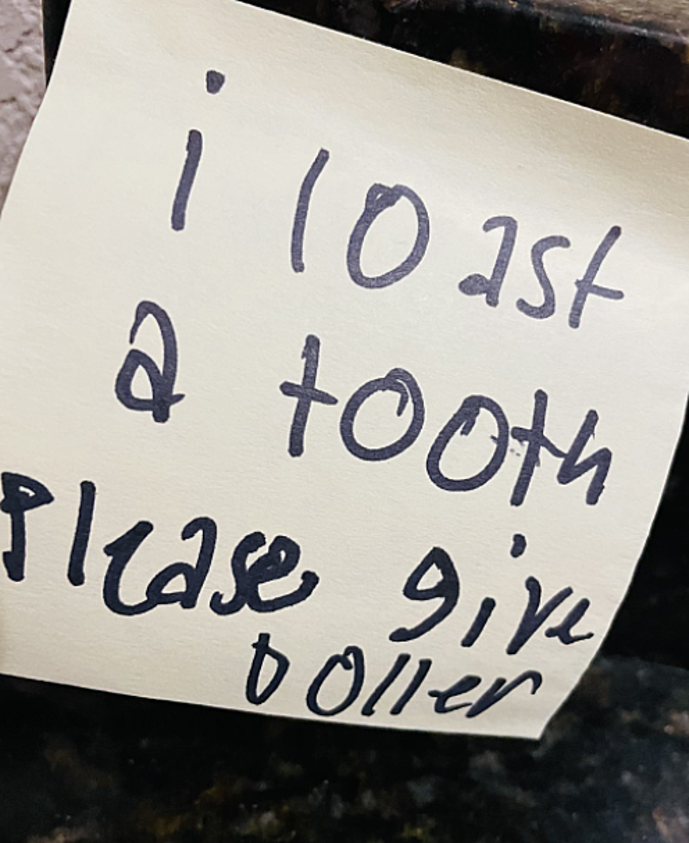 The Tooth Fairy Paid Our House A Visit This Week