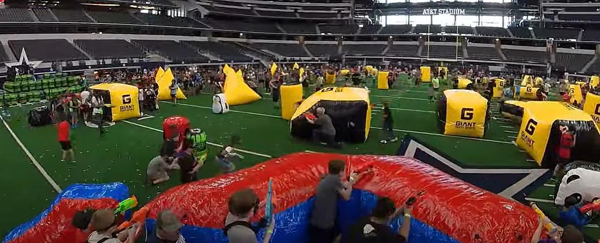 World's Largest NERF Battle Happens At AT&T Stadium This Summer!
