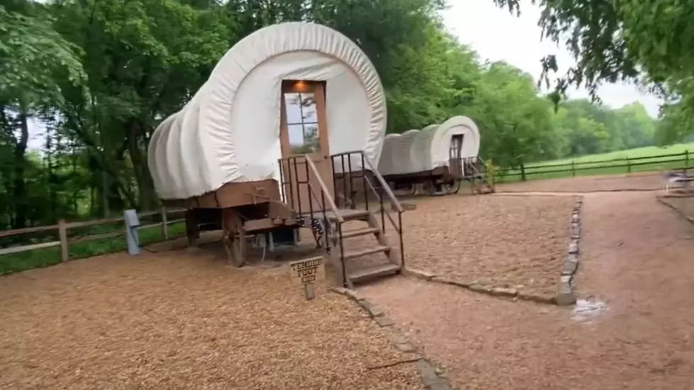 Who&#8217;s Ready To Camp In An Awesome Texas Covered Wagon This Summer?