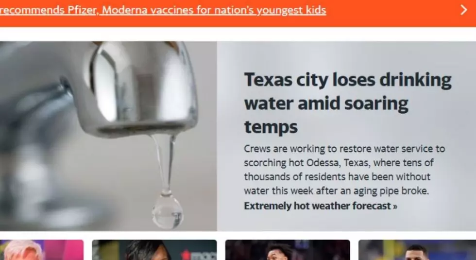 These Are The National Headlines Odessa&#8217;s Water Line Break Made