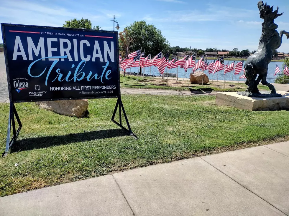 Take A Look At 9/11 American Tribute Now Up at Memorial Gardens in Odessa!