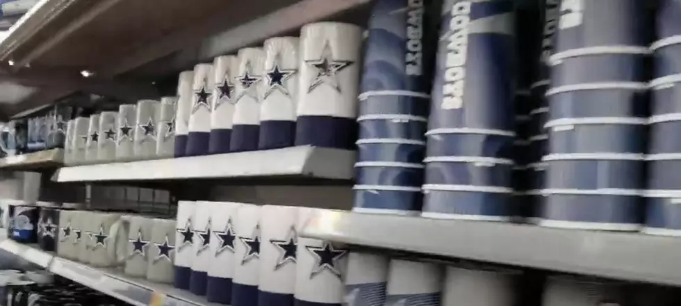 This TEXAS Walmart Dallas Cowboys Section Is HUGE! See Pics!