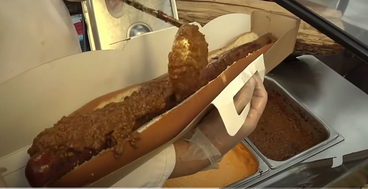 The Rangers will sell a ridiculous 2-foot-long tamale hot dog for $27