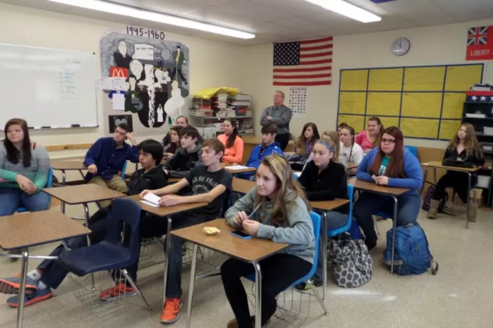 King Held “Capitol Class” with Hodgdon High School