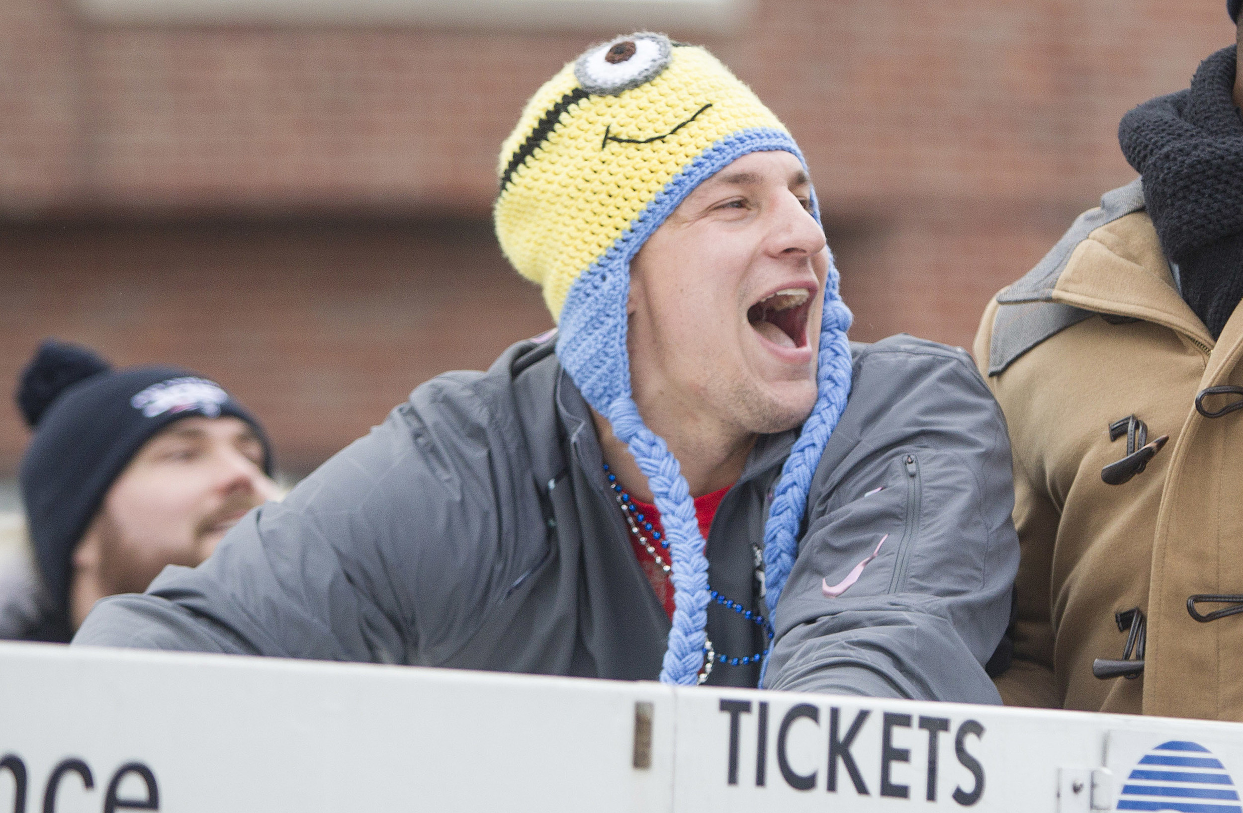 Gronk's Minion Hat Is The Talk Of The Town! [VIDEO] [PICTURES] [MINIONS]