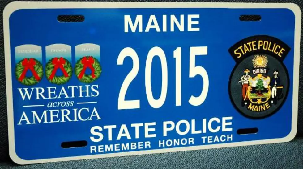 Maine State Police Display Special License Plate For Wreaths Across America Convoy [ARTICLE]