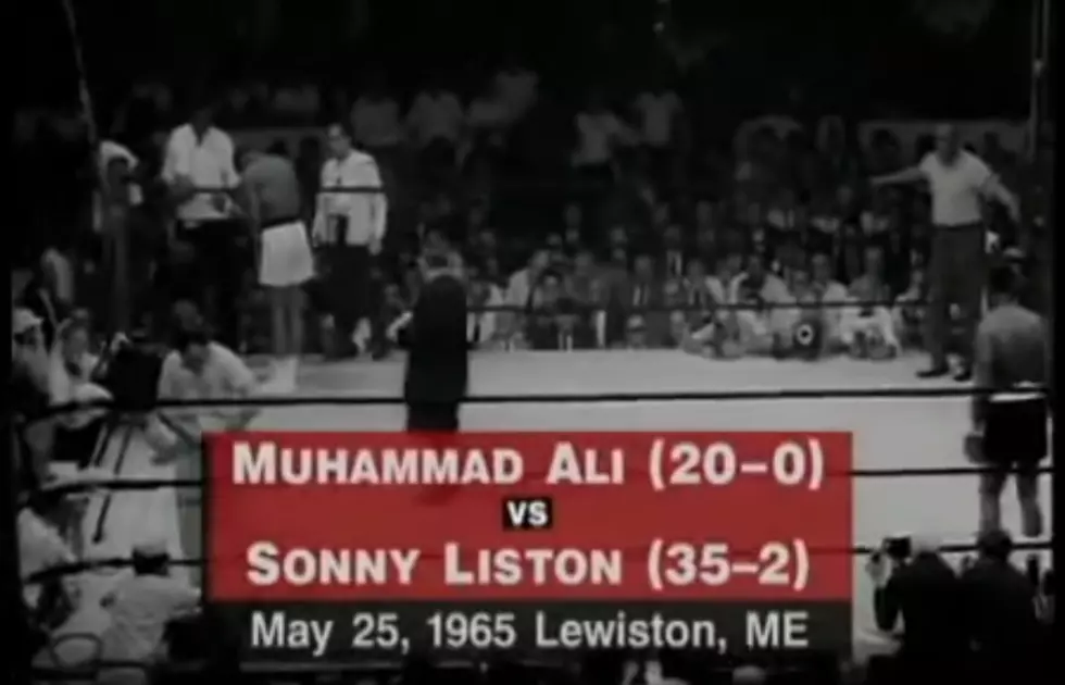 Muhammad Ali Knocks Out Sonny Liston, Lewiston, Maine, 1965 [VIDEO]