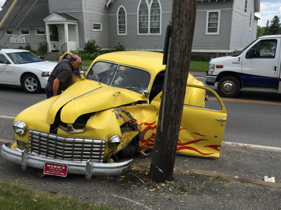 Antique Car Crashes During Maine Potato Blossom Festival