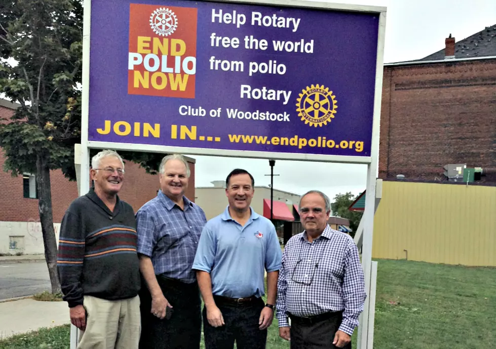 Woodstock Rotary Club Promotes World Polio Day