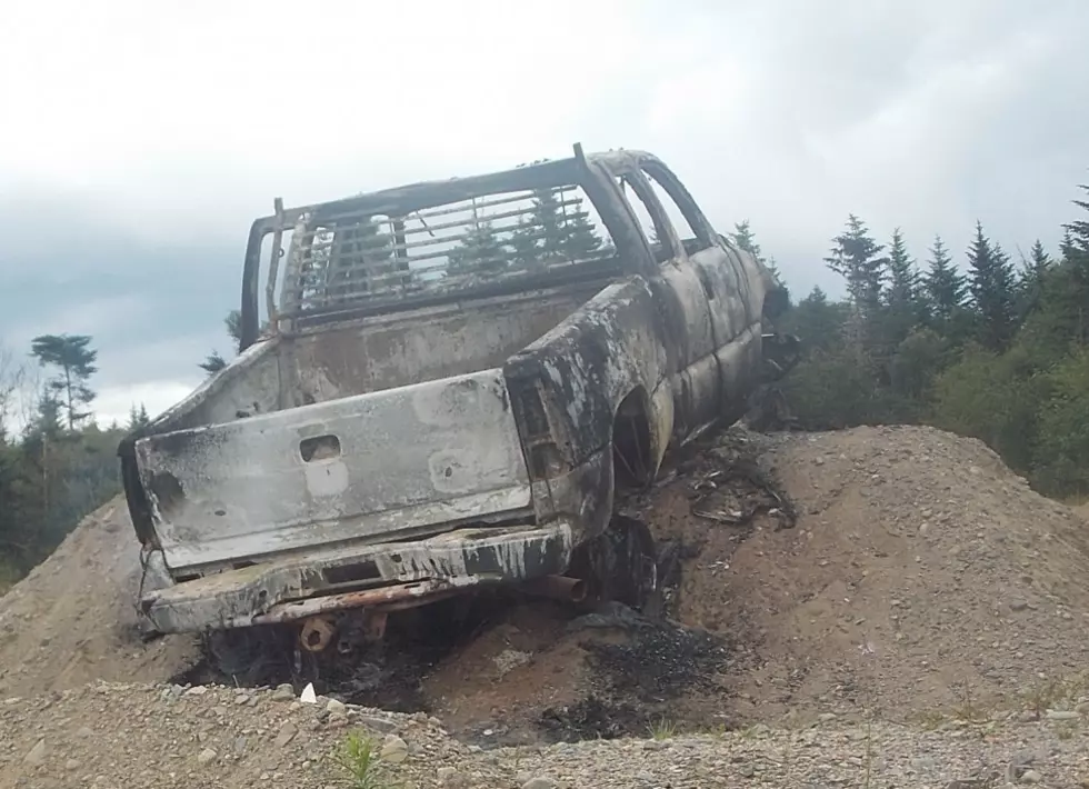 Investigation Into The Theft And Burning Of A Truck, Pennfield, N.B. [PHOTO]