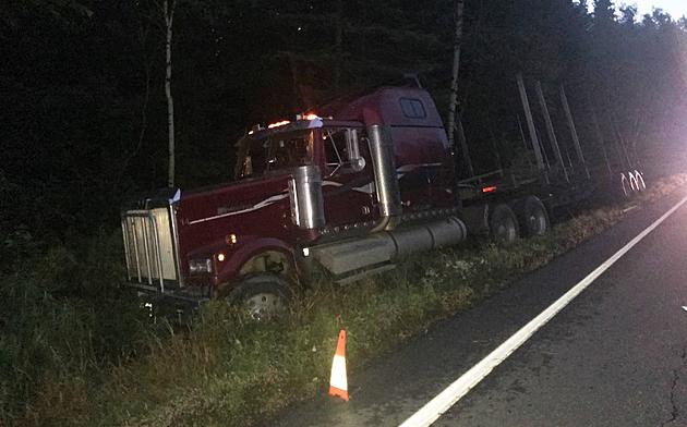 Logging Truck Crash in Oxbow, Maine [PHOTO]
