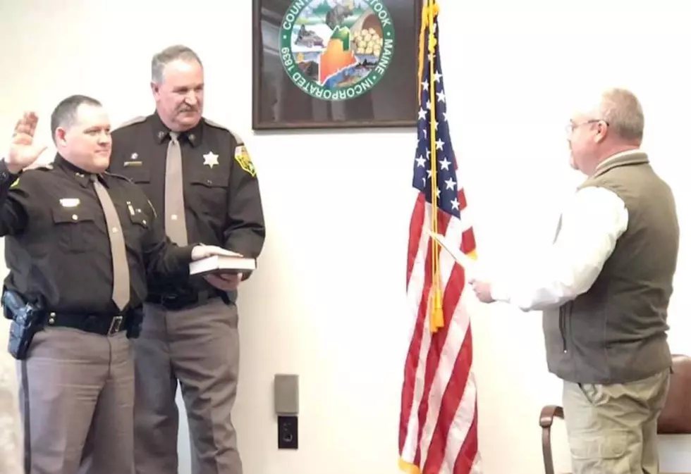 Aroostook County Sheriff &#038; Chief Deputy Sheriff Sworn Into Office