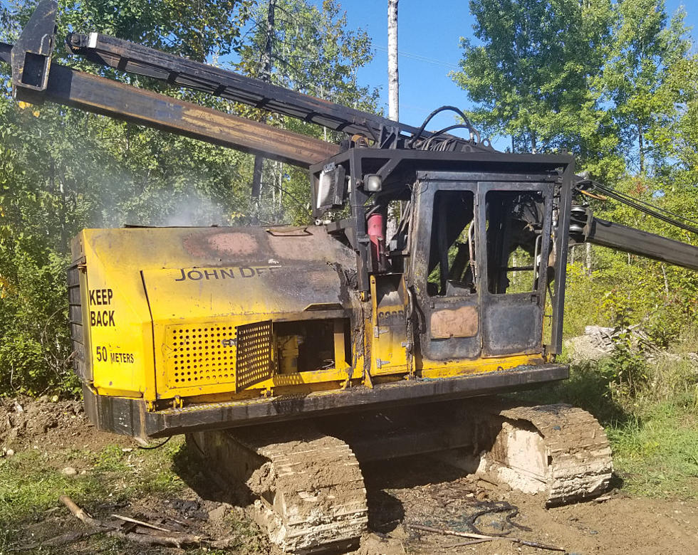Suspicious Fire Destroys Forestry Equipment, McLaughln, N.B.