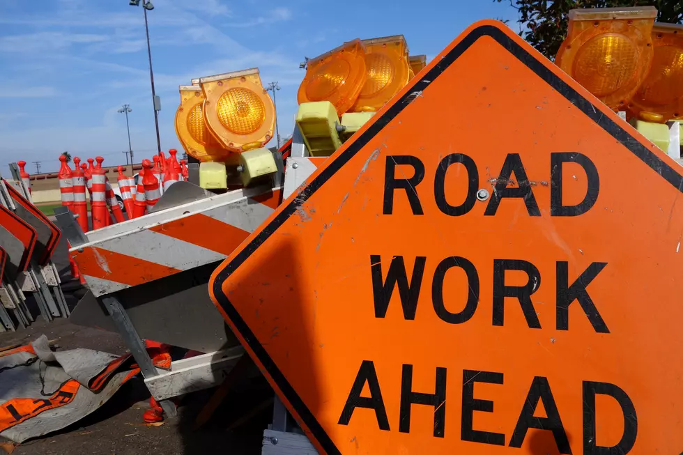 Road Work on High Street, Caribou, Maine