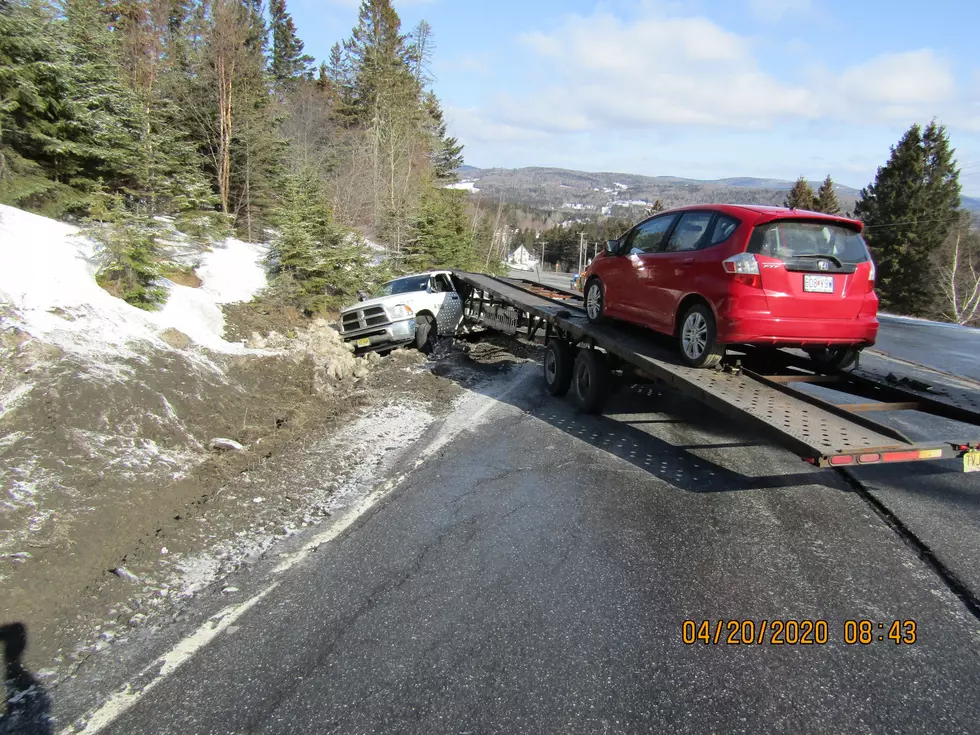 Accident on Route 11 in Wallagrass, Maine