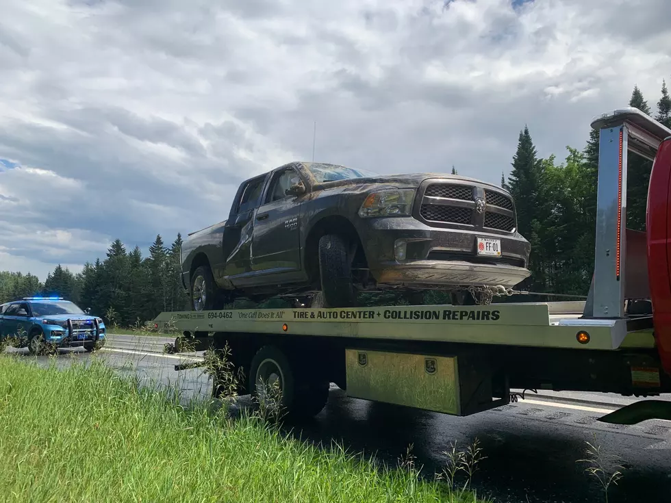 Rollover Crash on I-95 in New Limerick, Maine