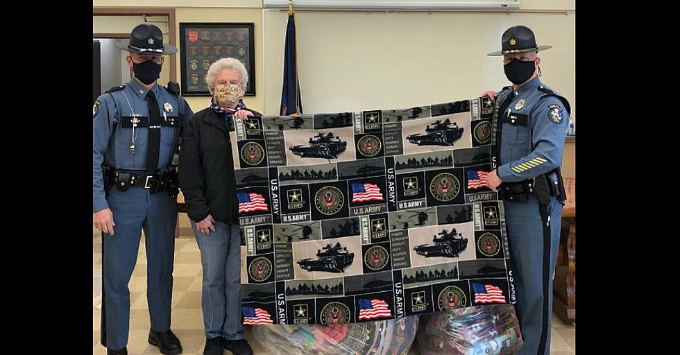 Maine State Police, Troop F: Quilts for Crime Victims