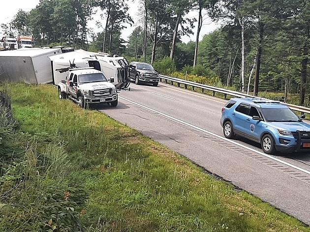 Tractor-Trailer Driver Arrested after Crash, Augusta, Maine
