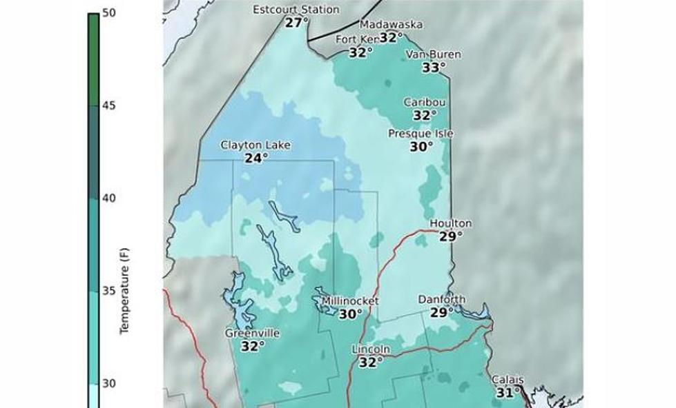 Cold Temperatures for Northern Maine and Across the State