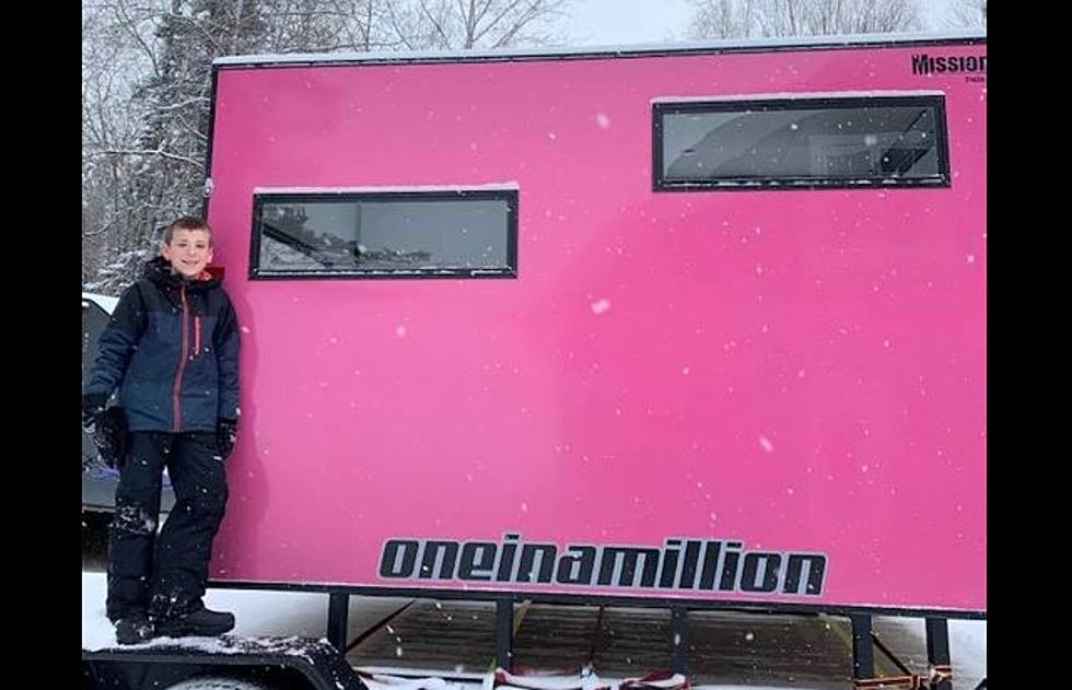 12-Year-Old Starts Ice Shack Rental Business, Long Lake, Maine