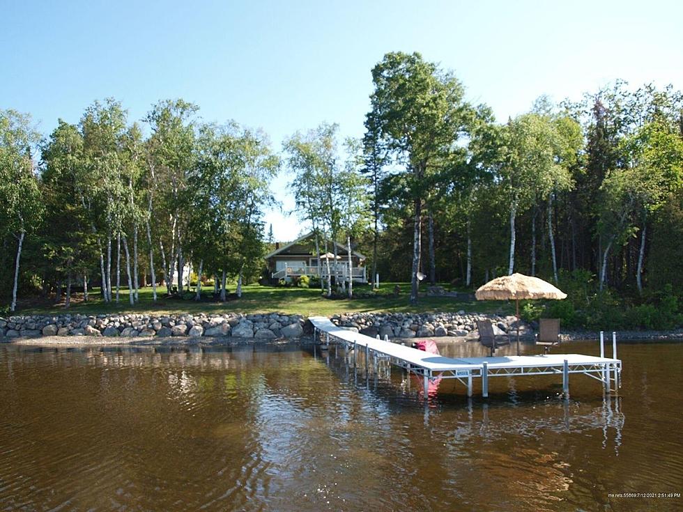 Lakefront Log Home is Spacious & Private, Cross Lake Township, Maine