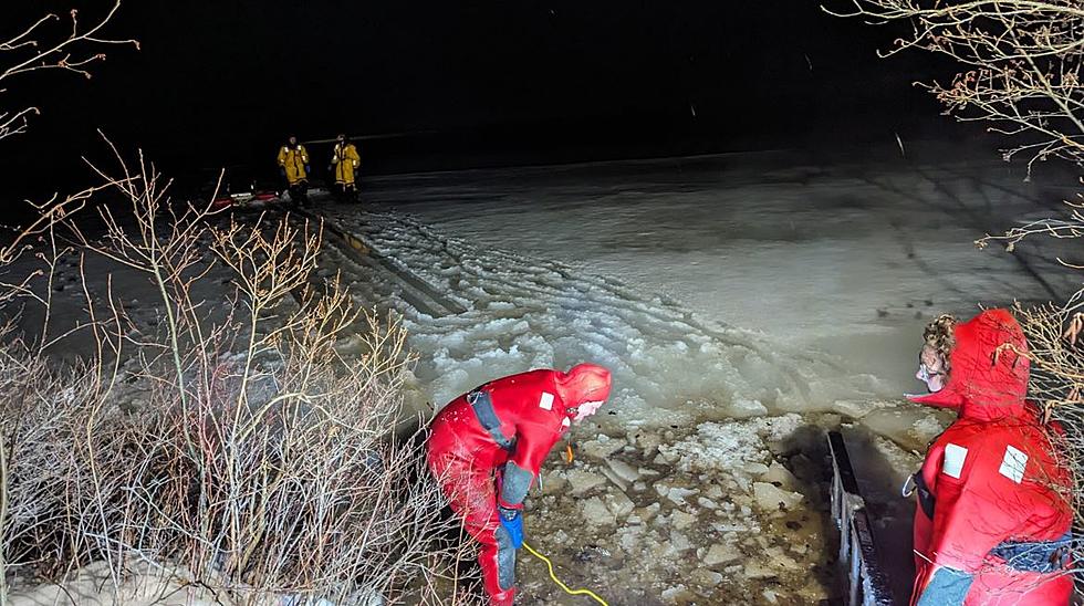Five People Rescued in Maine after Crashing through Ice on UTV