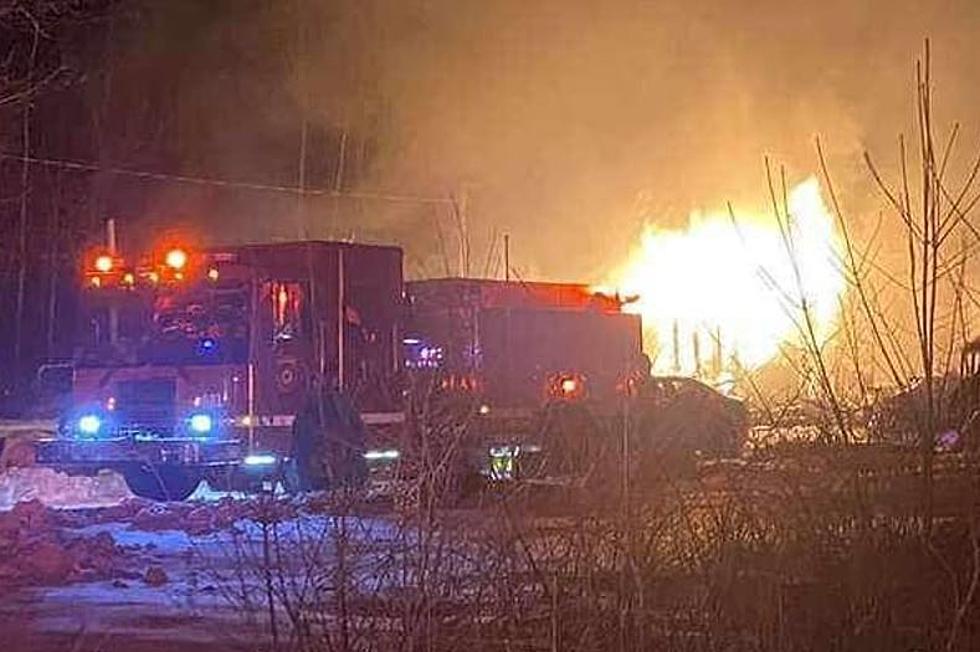 Firefighters Rescued Two People Trying to Escape Fire in Maine
