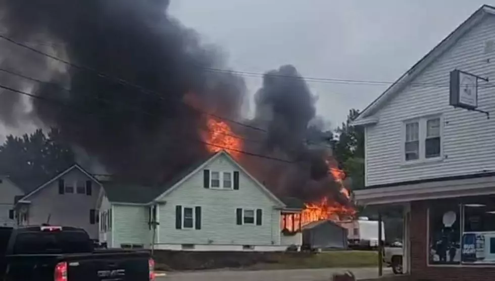 35 Firefighters & 7 Departments Fought Fire in Millinocket, Maine
