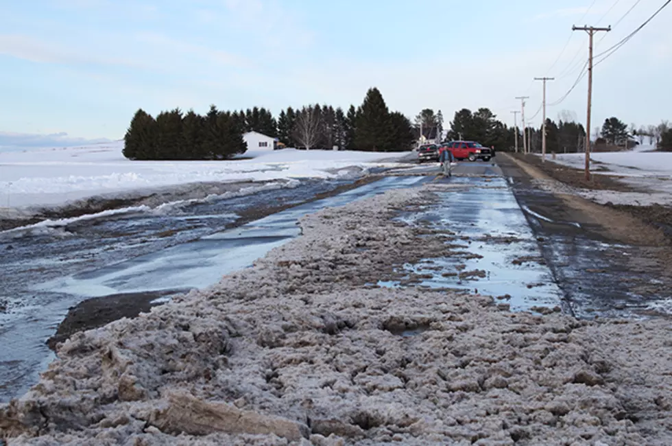 Melting Snow Floods Washburn Road [PHOTOS + VIDEO]