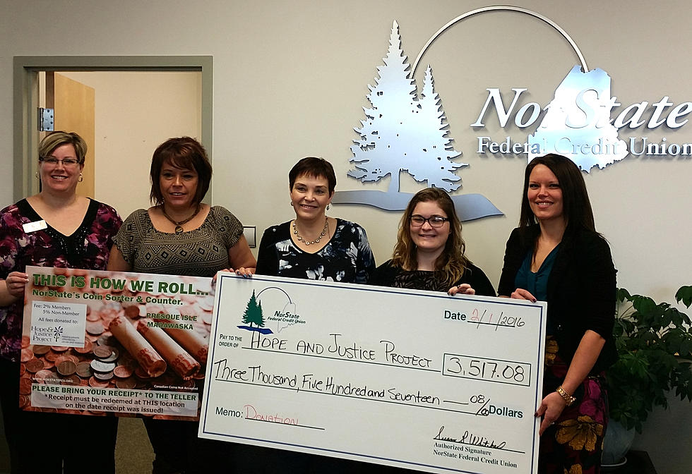 NorState Presents Check to Hope &#038; Justice Project in Presque Isle