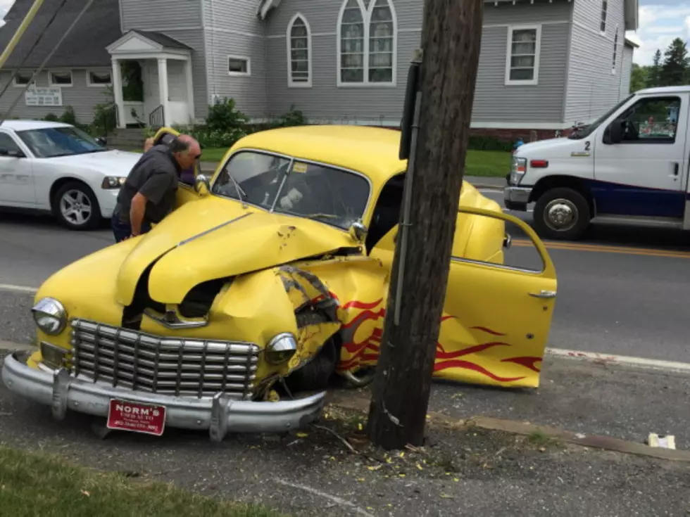 Antique Car Crashes During Maine Potato Blossom Festival