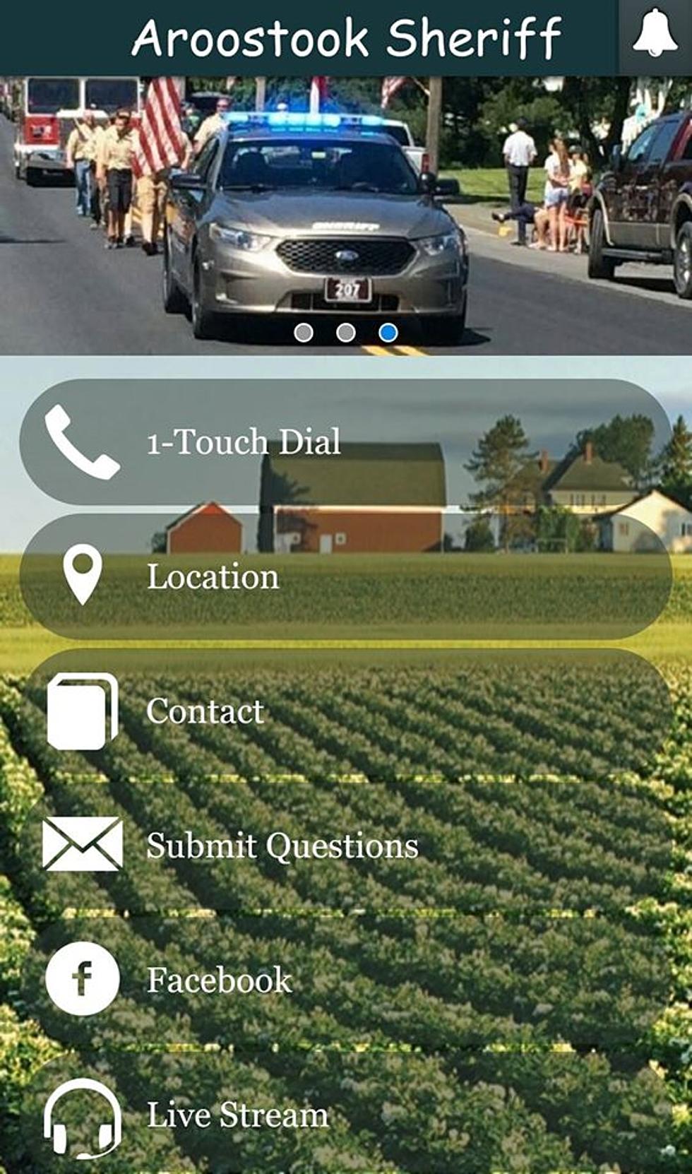 Aroostook County Sheriff Announces New App For Closer Public Contacts