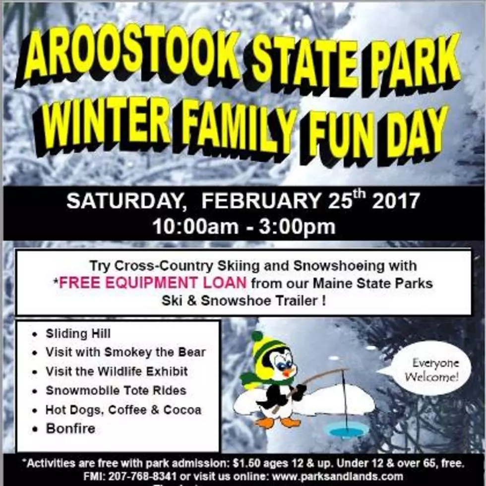 Winter Family Fun Day At Aroostook State Park