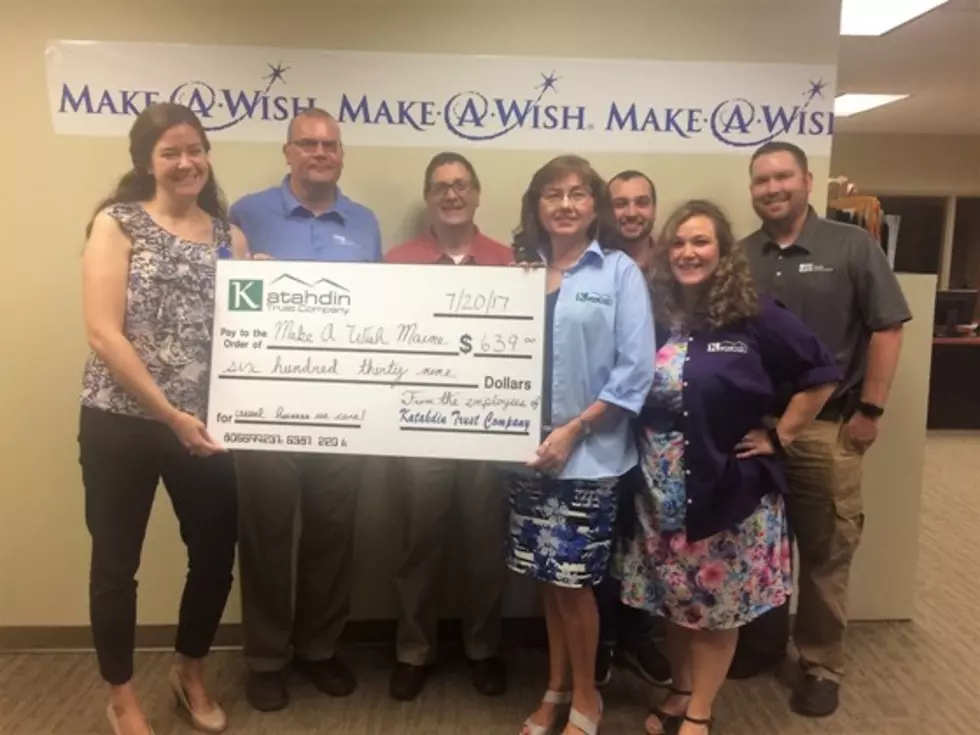 Katahdin Trust Employees Raise Funds for Make-A-Wish Maine