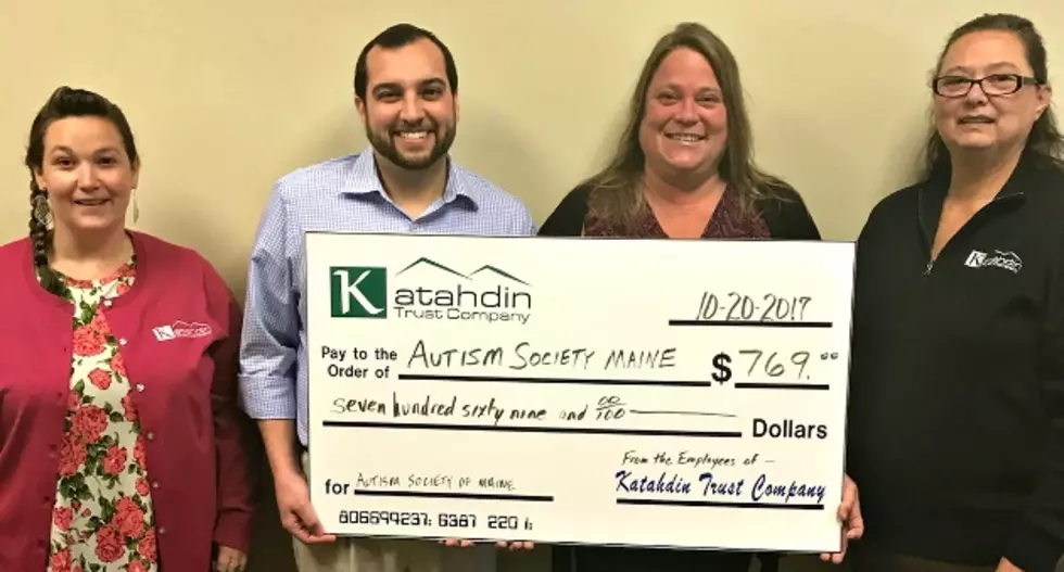 Katahdin Trust Employees Raise Funds for Autism