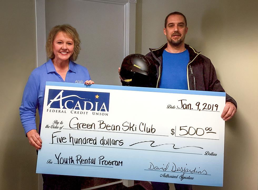 Acadia FCU Donates to Protect Young Skiers