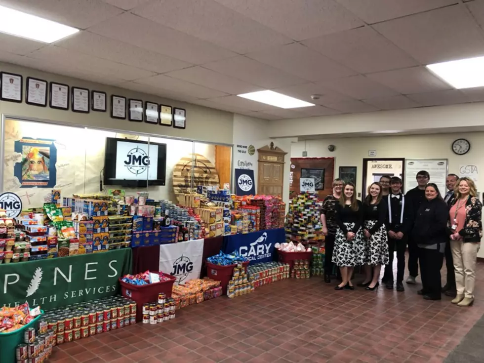 JMG Students Collect Nearly 6,000 Food Items for Food Cupboards