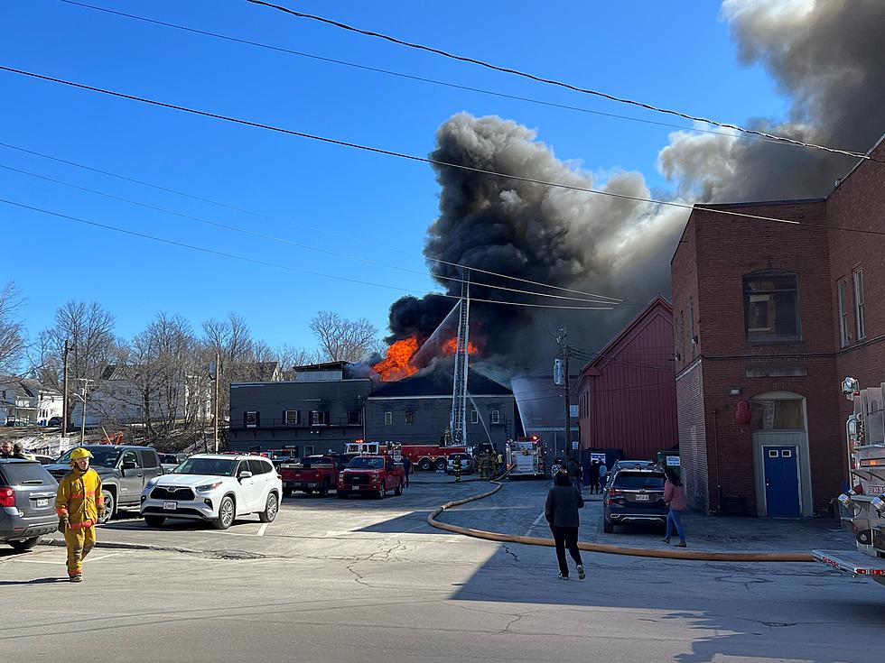 Multiple Fire Departments Battling Blaze in Houlton