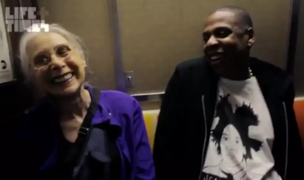 Jay Z Rides the NYC Subway and Makes a New Friend [VIDEO]