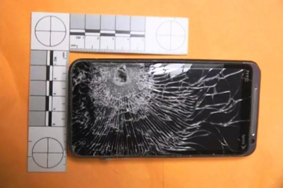 Clerk’s Smartphone Stops Bullet in Store Robbery