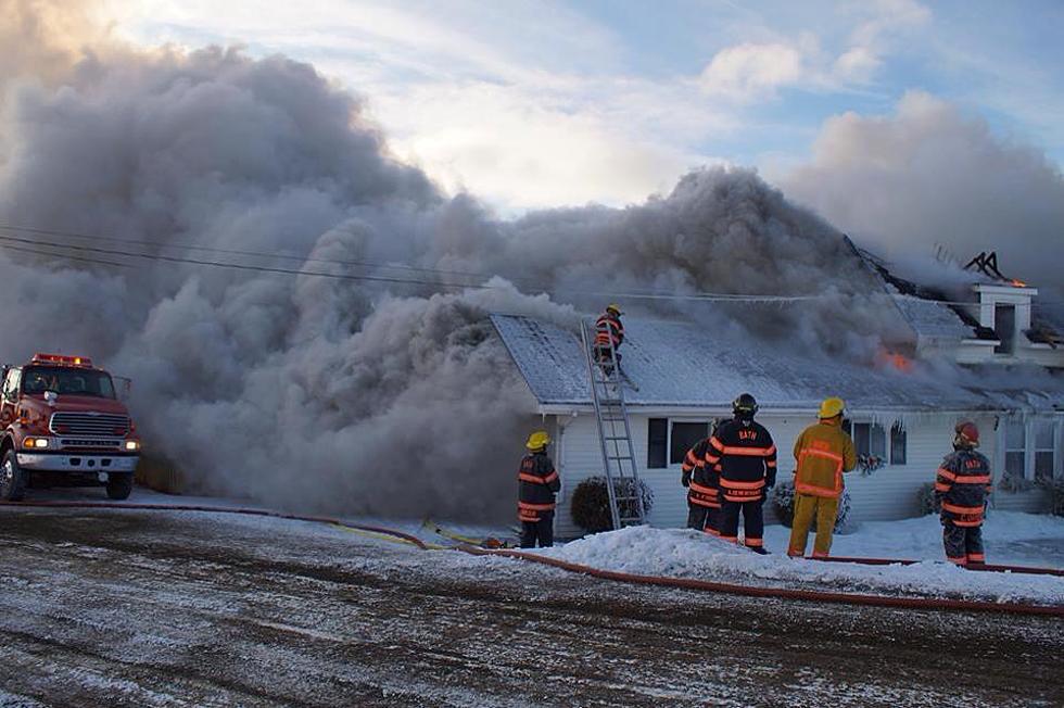 Early Morning Fire Destroys Home in Western New Brunswick
