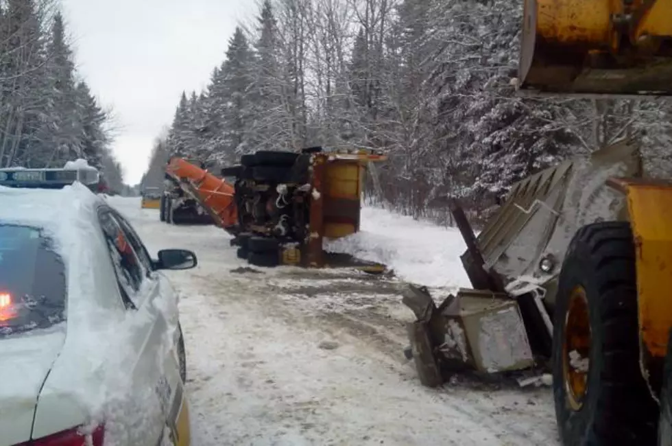 Plow Truck Crash in Grand Isle