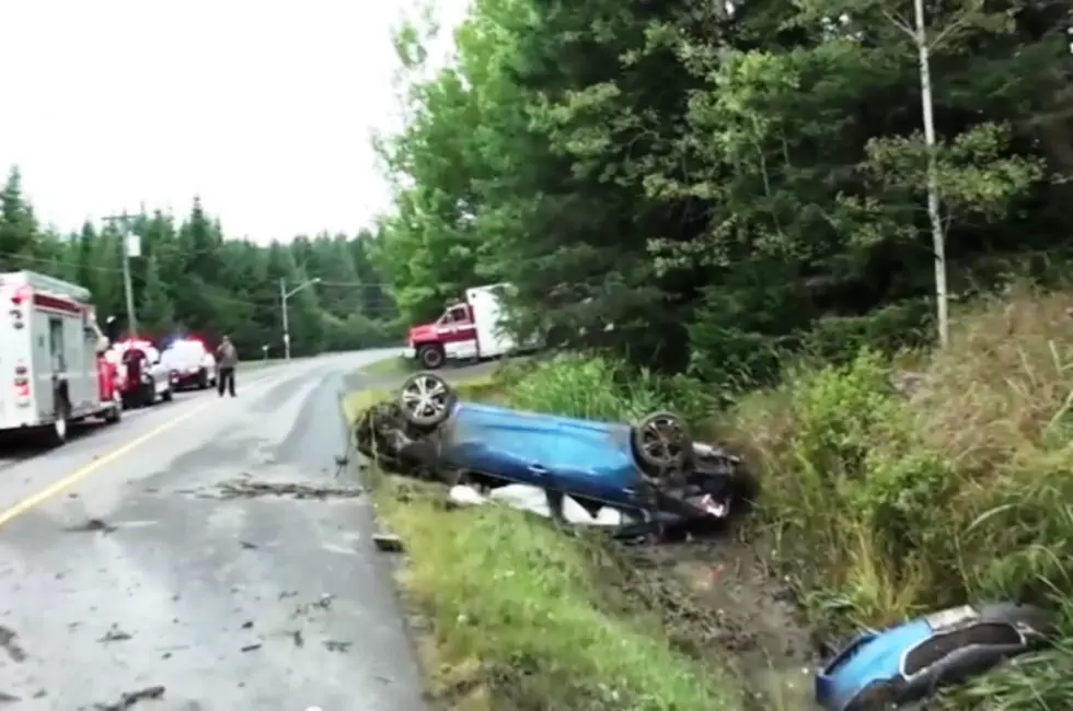 Rollover Crash in Edmundston Area Sends One Woman to Hospital