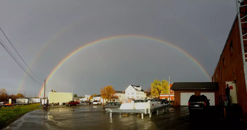 Dude! It’s a Double Rainbow in Presque Isle!