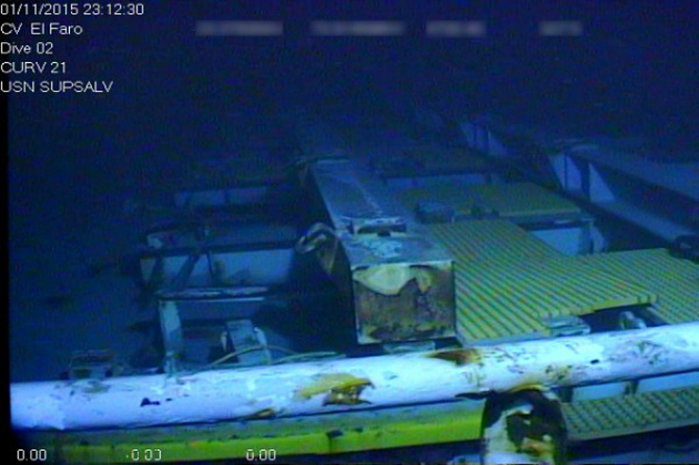 VIDEO: Footage of the El Faro Wreckage 15,000 Feet Deep