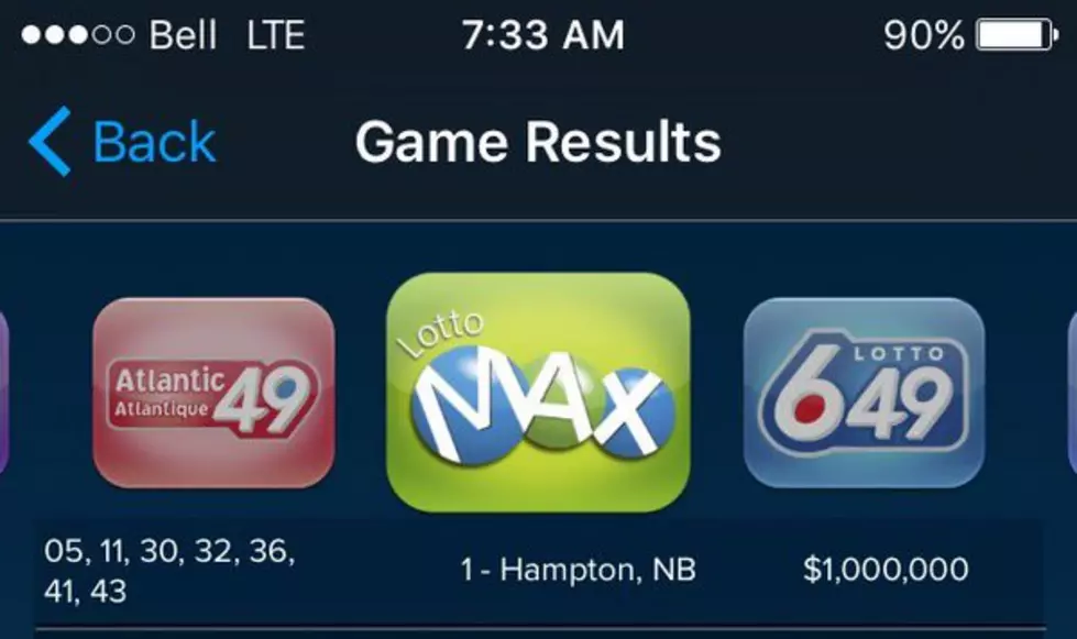 Someone in New Brunswick Has Won A Million Dollars