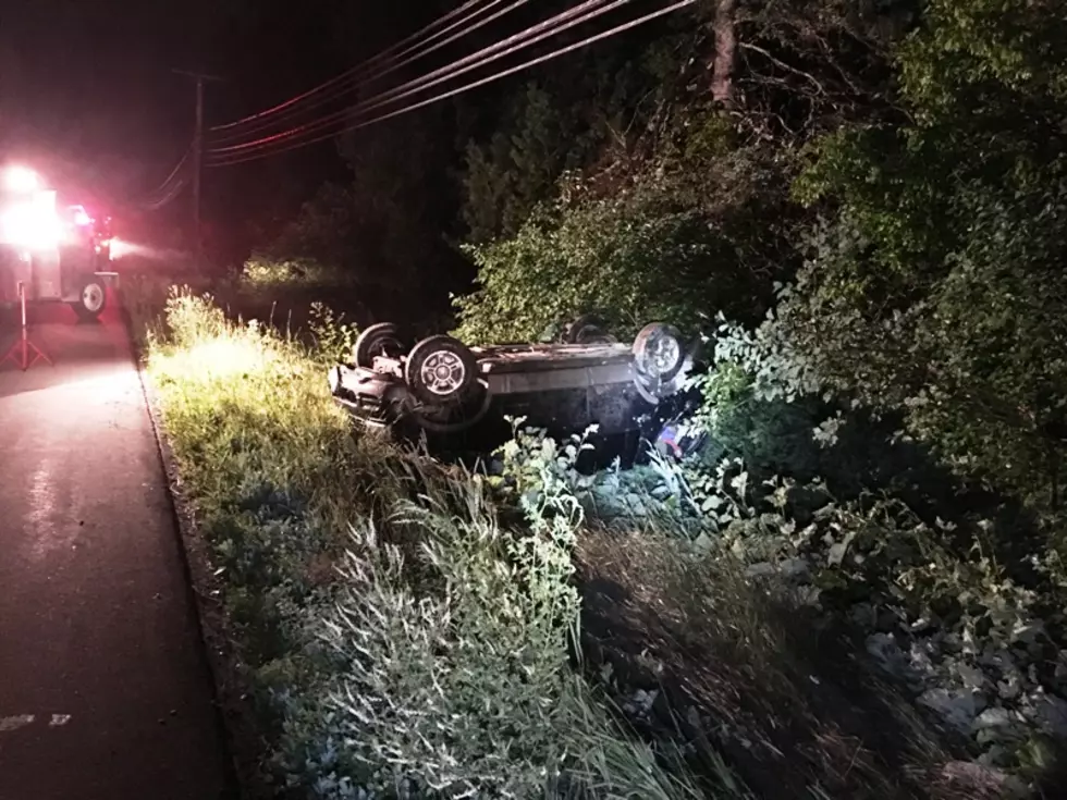 Driver Falls Asleep at the Wheel in Rollover Crash in Littleton [PHOTO]
