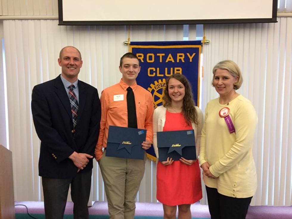 Two Students Receive Rotary Club&#8217;s Outstanding Seniors Awards